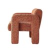 31.10" Wide Boucle Upholstered Accent Chair - Orange - Image 5