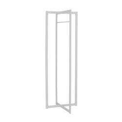 Coat Rack, Hall Tree, Free Standing, Hanging Bar, Entryway, For Contemporary & Modern - White