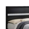 Madrid - Queen Bed With Storage Drawers And Nickel Handles - Black - Image 6