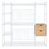 Open Style Wardrobe With Hanging Rails, Shelves And Drawers - White - Image 8