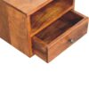 Solis - 1 Drawer Wall Mounted Nightstand - Brown - Image 4
