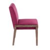 Carmen - Contemporary Chair (Set of 2) - White Washed / Hot Pink - Image 3