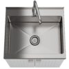 Murphy - Laundry Cabinet With Faucet And Stainless Steel Sink - White - Image 7