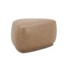 Pebble - Rounded Triangle Cocktail Ottoman - Tuscan Tan Brown - Image 2
