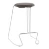 Finn - Contemporary Counter Stool (Set of 2) - White / Gray - Image 2