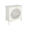 3 Drawer Cabinet With Hollow Carved 3 Drawer Dresser Storage Chest With Metal Handles For Entryway Living Room Bedroom - Beige - Image 15