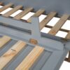 Queen Size Murphy Bed With Iron Legs, Modern Design - Gray - Image 16
