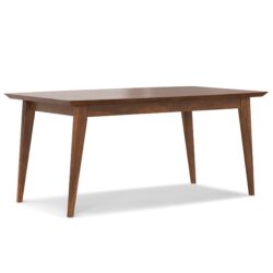 Draper - Mid Century Extendable Dining Table - Brown