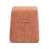 Oliver - Tapered Square Upholstered Ottoman - Spice Orange Fleeced - Image 2