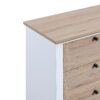 Autumn - Modern 6 Drawer Master Dresser With Interlock Drawer Feature Drawer Slide And Interlock Pre-Assembly, Wide Dressers For Bedroom 6 Deep Drawers For Closet Organizer Easy Assembly - White Oak - Image 6