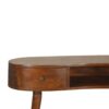 Wave Writing Desk, 2 Drawer - Chestnut - Image 8