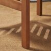 Casa - Rustic Dining Chair Set With Cushions, Acacia Wood, 2 Pieces - Brown - Image 4