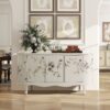 Florence - Hand Painted Lacquered Credenza - Taupe Gray - Image 8