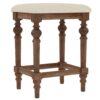 Ludin - Console Table With 3 Stools - Brown - Image 2