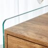 Double Drawer Bedside Table - Wood - Image 18