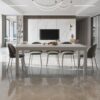 Albany - Solid Wood Dining Table For 6, Small Kitchen Table, Dinner Table, Breakfast Table - White - Image 5