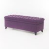 Juliana - Storage Ottoman - Purple - Image 8