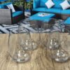 Halo - Oval Tritan Glasses Dof 18Oz, Bpa Free Plastic Water Tumblers (Set of 4) - Clear - Image 4