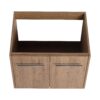 Modern Floating Bathroom Vanity With Resin Sink Soft Close Doors 24" Plywood Design - Imitative Oak - Image 15