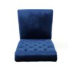 Elegant George Hi Back Dining Chair (Set of 2) With Tufted Velvet - Navy Blue - Image 10