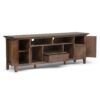 Redmond - TV Media Stand - Rustic Natural Aged Brown - Image 2