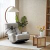 Adjustable Head And Waist Game Chair, Lounge Chair 360 Degree Rotatable - Gray - Image 7