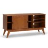 Draper - Mid Century Medium TV Media Stand - Teak Brown - Image 2