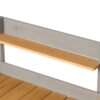 Outdoor Potting - Bench, Workstation Table With Cabinet For Backyard Garden Supplies - Gray / Brown - Image 16