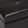 Oregon - Storage Ottoman Bench With Tray - Tanners Brown - Image 7