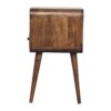 Mini Curve Open Nightstand, 1 Drawer - Natural - Image 8