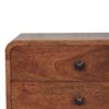 Curved Bedside Table - Caramel - Image 9