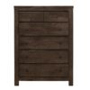 Verna - 5 Drawer Chest - Brown - Image 2