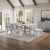 Triad - Double Pedestal Dining Table With Leaf - Sand - Image 4