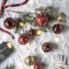 Christmas Ball Ornaments, Decorative Hanging Ball Christmas Tree Ornaments For Holiday Decorations (Set of 6) - Red - Image 6