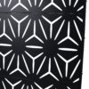Outdoor & Indoor Privacy Screen, Metal Privacy Screen, Freestanding Decorative Privacy Screen For Deck Balcony Patio - Black - Image 7