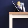 Harry - Contemporary Wood And Metal Computer Desk In With Construction - Oak - Image 4
