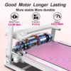 Foldable Treadmill 2.5Hp Electric Folding Treadmill Running Walking Machine For Home Gym, Max 265 Lbs Weight Capacity - Pink / White - Image 2