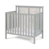 Connelly - Mini Crib With Mattress Pad - Gray, Rockport Gray - Image 2