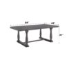 Bernard - Weathered Dining Table - Gray / Oak - Image 5