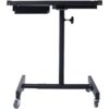 Adjustable Tear Down Work Table With Drawer For Garages, Repair Shops, And Diy, Portable, (4) 2.5" Swivel Casters, 220 Pound Capacity, Rubber Corners, Heavy Duty Steel - Black - Image 18