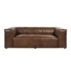 Brancaster - Grain Leather Sofa - Brown - Image 2