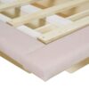 Queen Size Upholstered Hydrualic Platform Floating Bed With LED Light And USB Port - Pink - Image 17