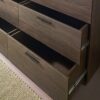 Morgan - Farmhouse 6 Drawer Jumbo Dresser Extra Deep Storage - Espresso - Image 9