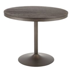 Dakota - Industrial Dining Table - Espresso