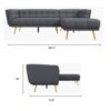 Addison - Right Sectional Sofa - Cream - Image 13