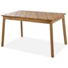 3 Pieces Acacia Wood Table Bench Dining Set For Outdoor & Indoor Furniture With 2 Benches, Picnic Beer Table For Patio, Porch, Garden, Poolside - Natural - Image 9