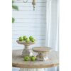 Cake Stand, Cake Plate With Magnesium Base - Cream / Brown - Image 8