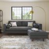 Morrison - Upholstered Sofa And Ottoman Set - Charcoal Gray - Image 13