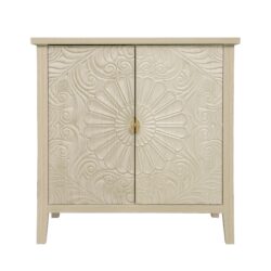 2 Door Cabinet, American Furniture, Suitable For Bedroom, Living Room, Study - Natural