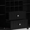 Bedford - Sideboard Buffet And Wine Rack - Black - Image 6